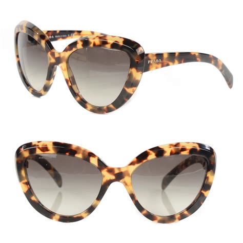 prada sunglasses spr 20u|PRADA Cat Eye Sunglasses SPR 20U Tortoise.